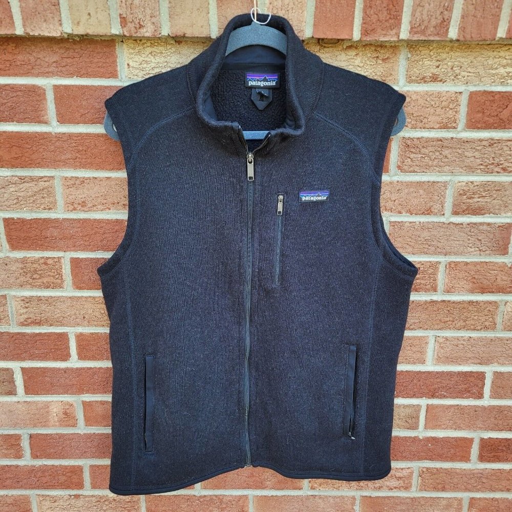 Patagonia Black Better Sweater Vest Men's Large